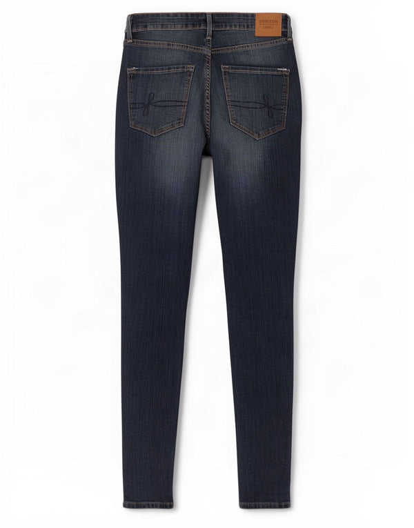 Женские джинсы скинни Levi's Denizen с высокой посадкой, США 8, средние W29 L30, темно-синие