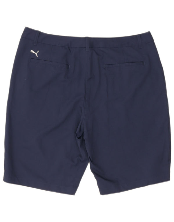 Мужские шорты чинос Puma W36, большие темно-синие, полиэстер