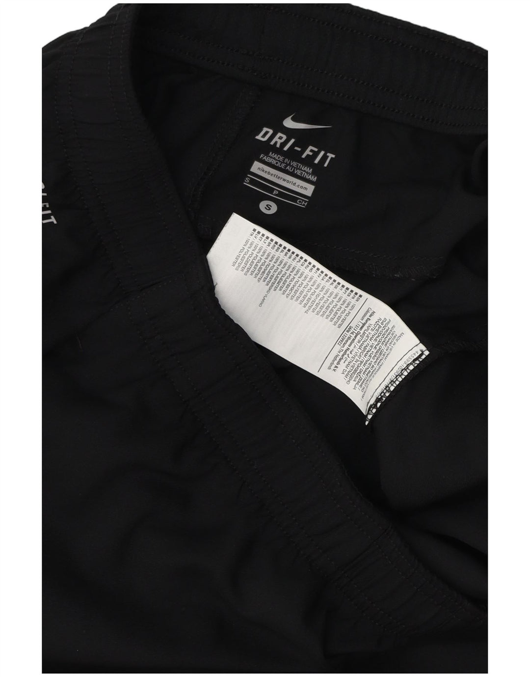 Мужские спортивные шорты Nike Dri Fit, маленькие черные полиэстер с цветными блоками