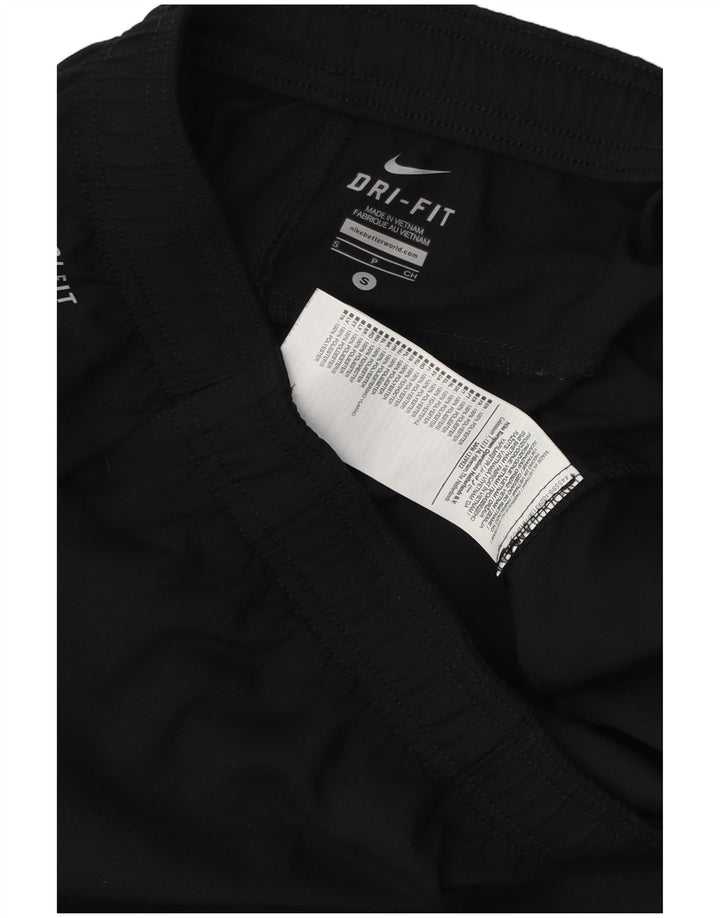 Мужские спортивные шорты Nike Dri Fit, маленькие черные полиэстер с цветными блоками