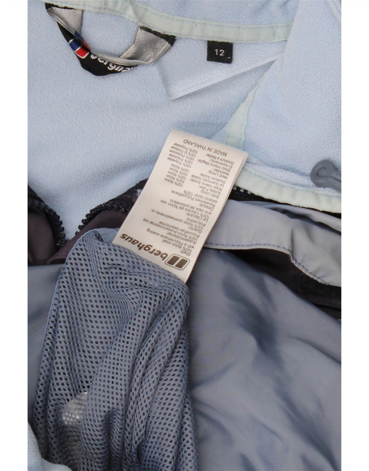 BERGHAUS Женская ветровка с капюшоном UK 12 Средний Фиолетовый Нейлон