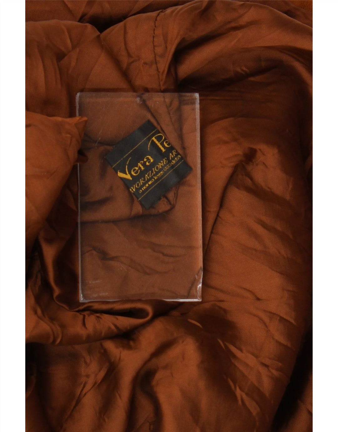 Мужская замшевая куртка LAVORAZIONE ARTIGIANA UK 42 XL коричневая кожа