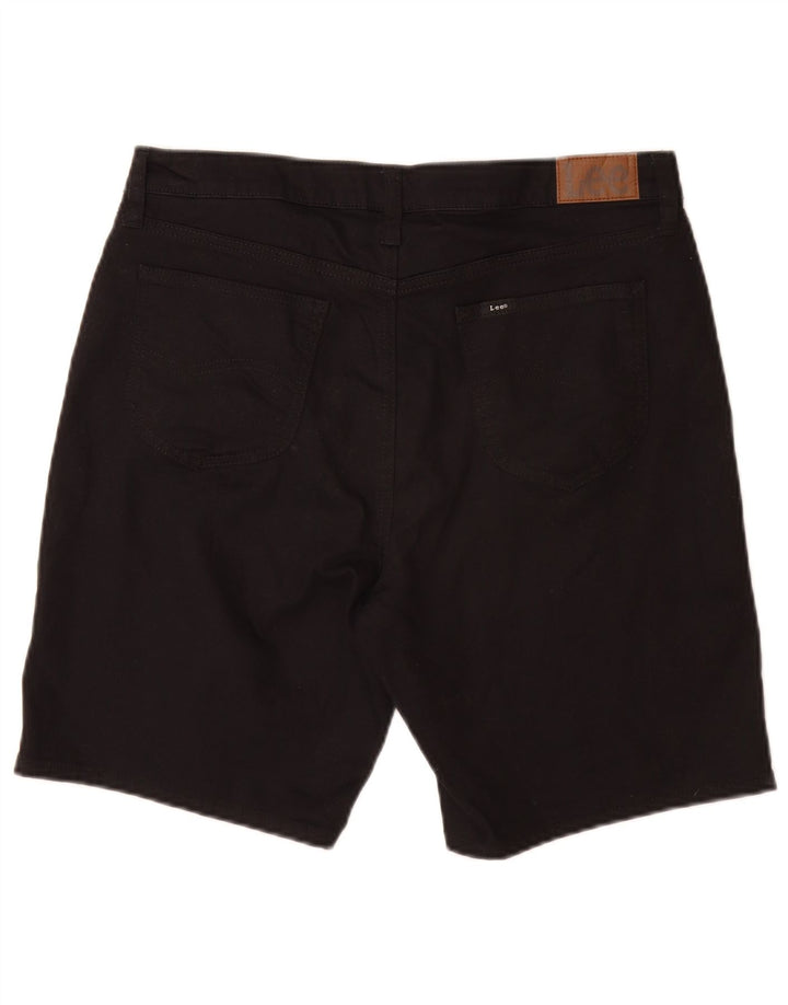 Женские джинсовые шорты Lee US 12, большие размеры W32, черный хлопок