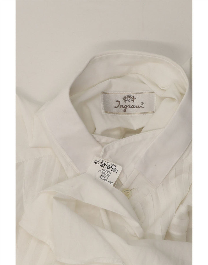 Мужская деловая рубашка Ingram XL, белый хлопок