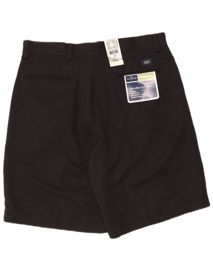 Мужские шорты чинос DOCKERS W32, средний черный, полиэстер