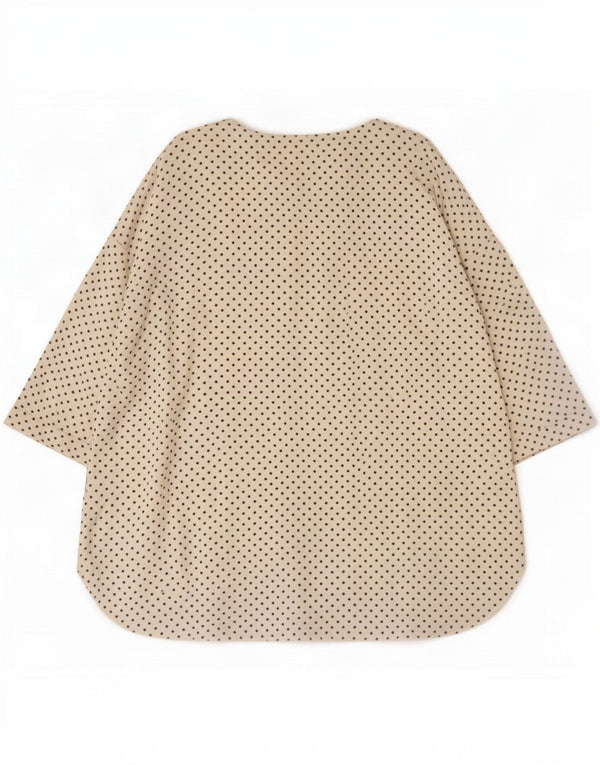 Женская блузка с рукавом 3/4 Phase Eight, топ UK 18 XL, белое пятнистое сердце
