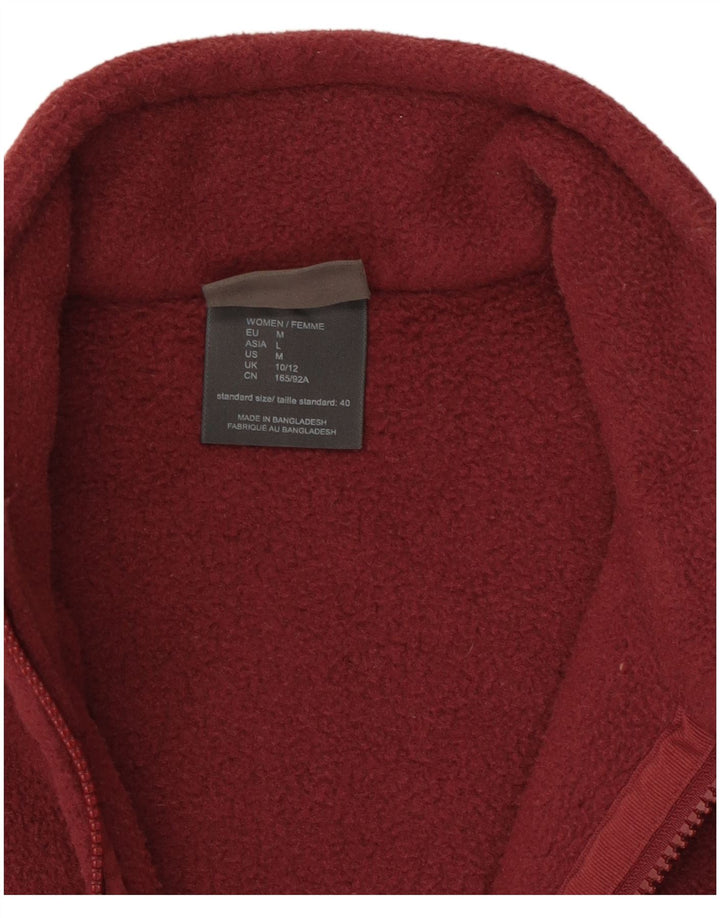 Женская флисовая куртка Jack Wolfskin UK 10/12, средний бордовый полиэстер