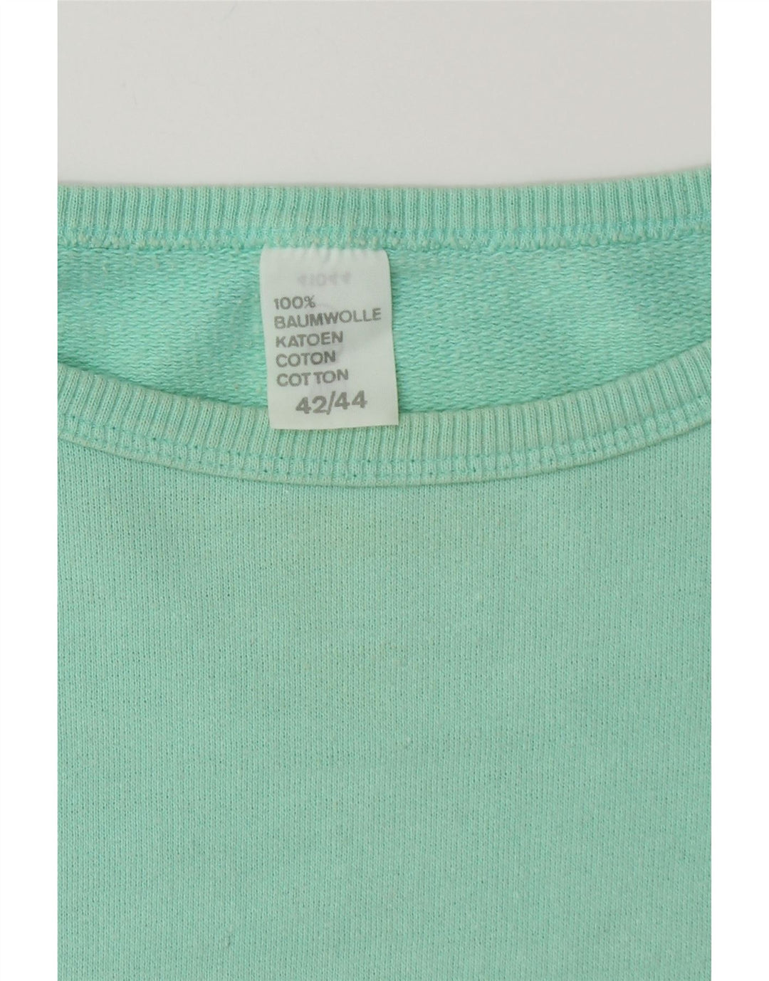 Джемпер женский VINTAGE IT 42/44 Средний Бирюзовый Хлопок
