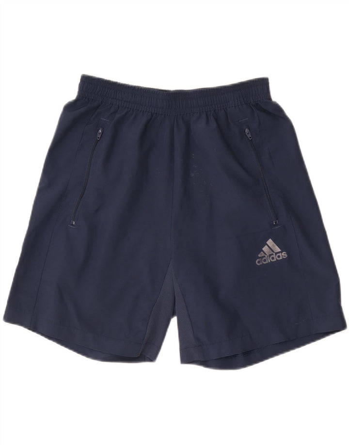 Мужские спортивные шорты Adidas Aeroready, маленькие темно-синие, полиэстер