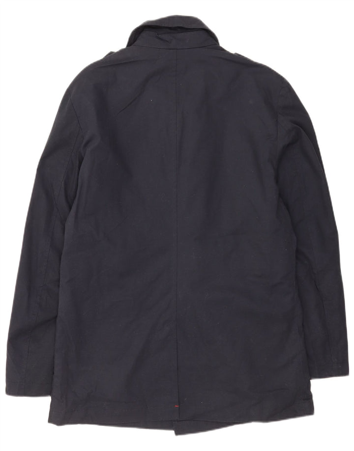 Мужское бушлат Superdry UK 40, большой темно-синий, хлопок