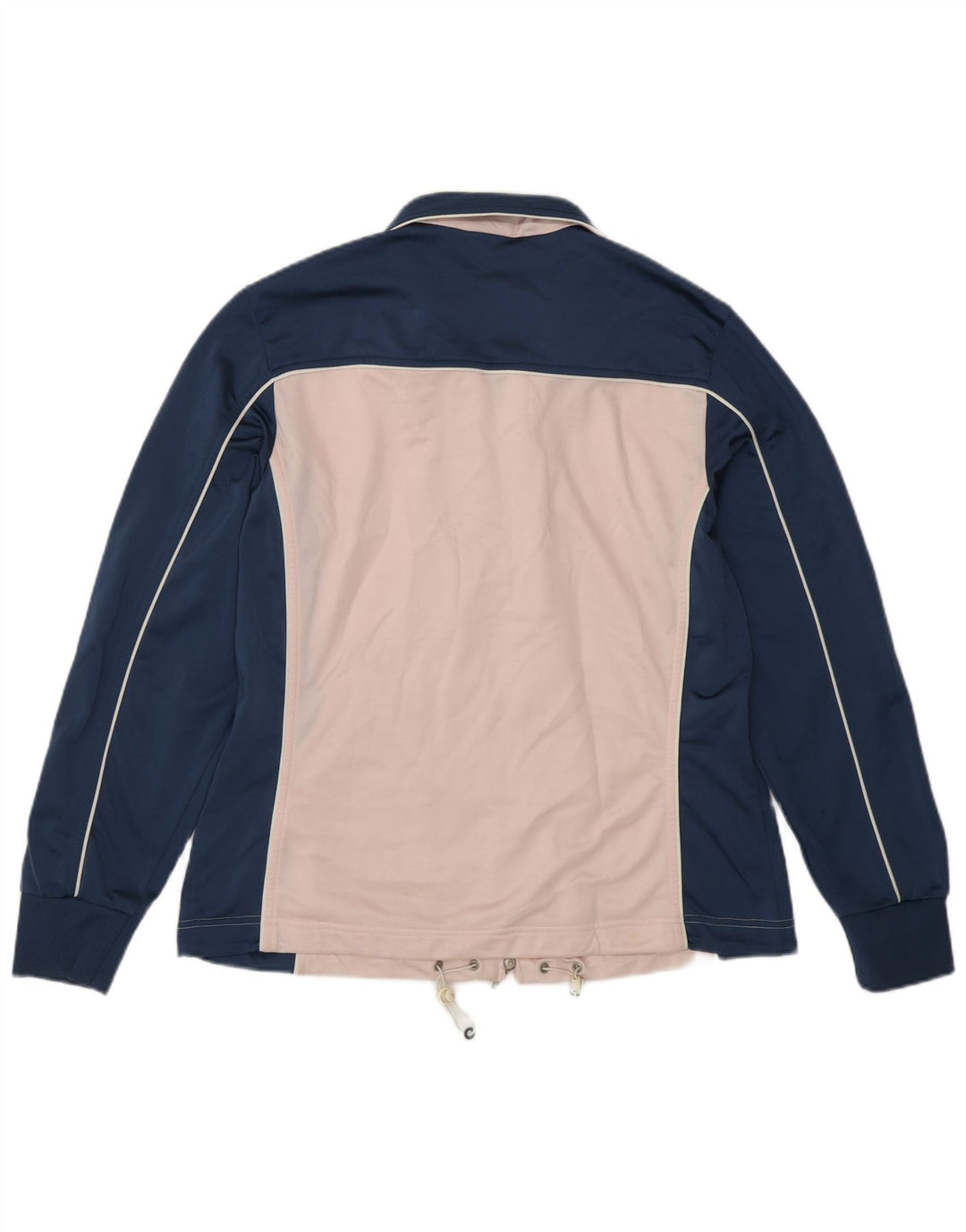 Женский спортивный костюм Diadora, верхняя куртка UK 14, большой синий полиэстер с цветными блоками