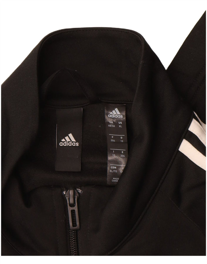 Мужская спортивная куртка Adidas UK 48/50 XL, черный полиэстер