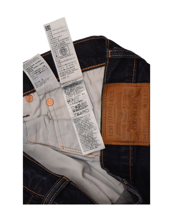 Мужские джинсы скинни LEVI'S 510 W33 L28 Темно-синие, хлопок