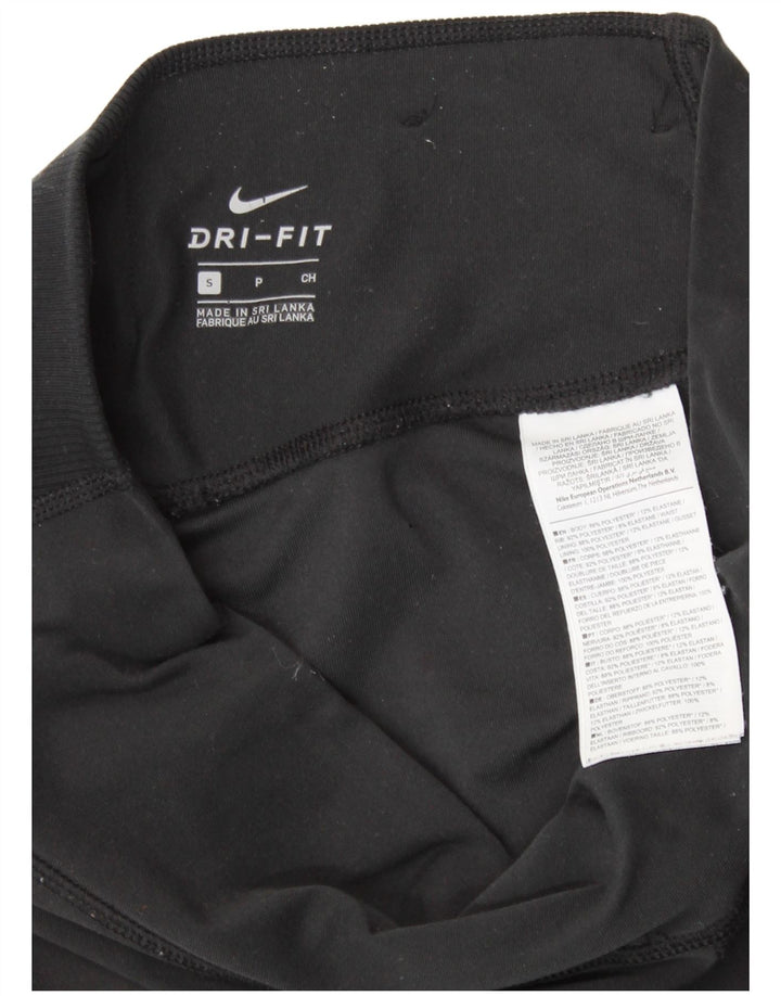 Женские спортивные брюки с рисунком NIKE Dri Fit, джоггеры, Великобритания, 8, маленькие черные