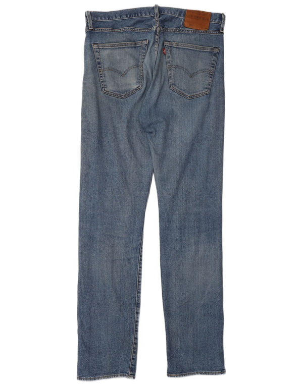 Мужские прямые джинсы LEVI'S 501 W33 L34 синие, хлопок