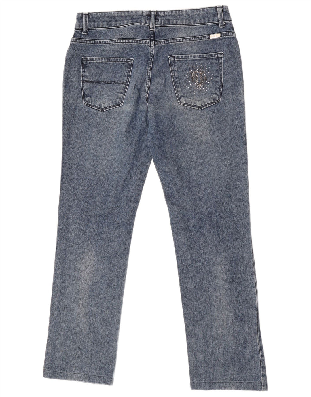 Женские прямые джинсы Trussardi W29 L29, синий хлопок