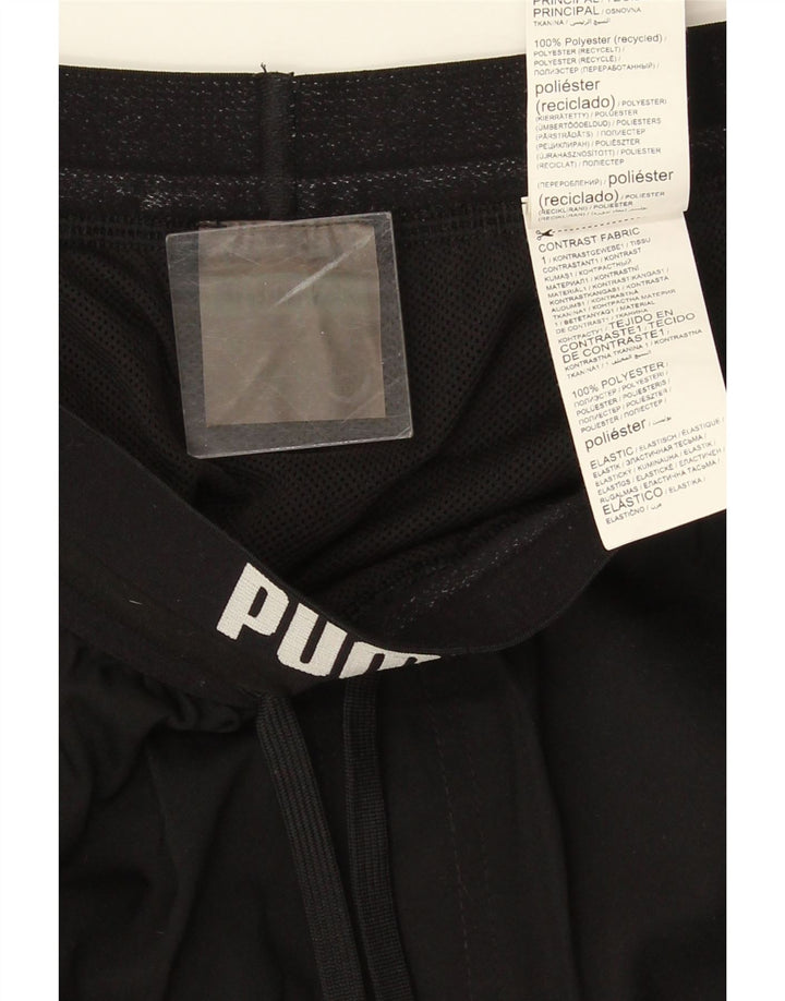 Женские спортивные шорты Puma с графическим рисунком UK 14, средний черный полиэстер