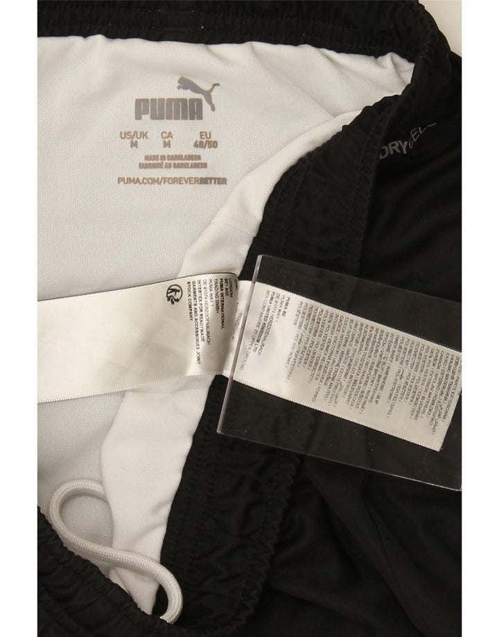 PUMA Mens Sport Shorts Medium  Black Polyester Vintage Puma and Second-Hand Puma from Messina Hembry 
