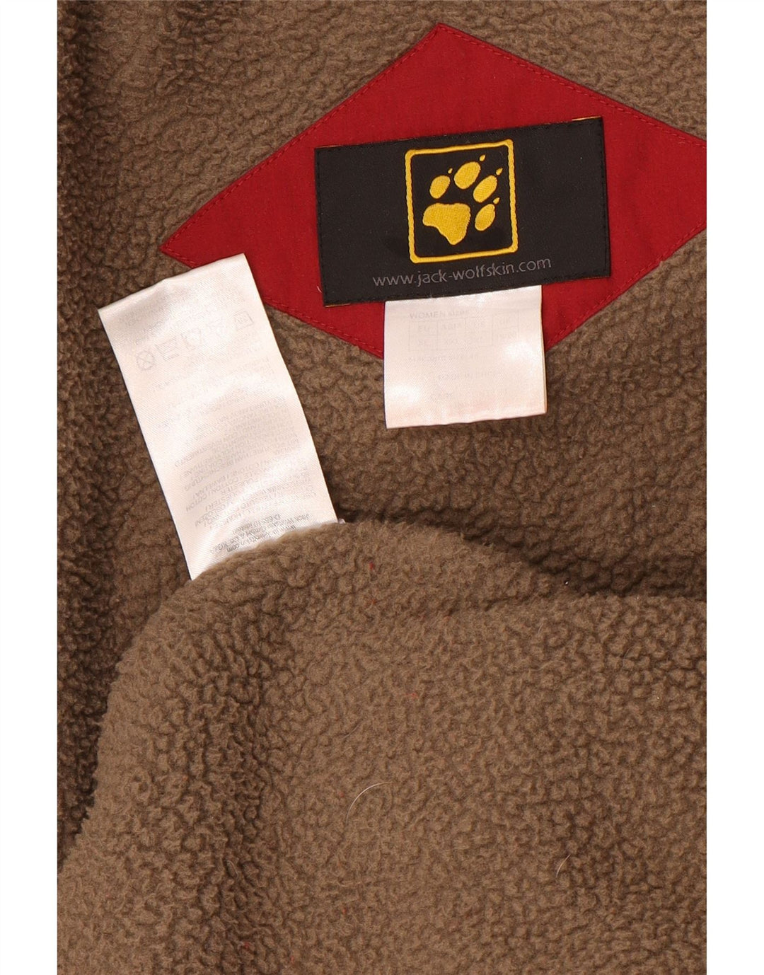 Женская ветровка Jack Wolfskin UK 18/20 XL, красный полиэстер