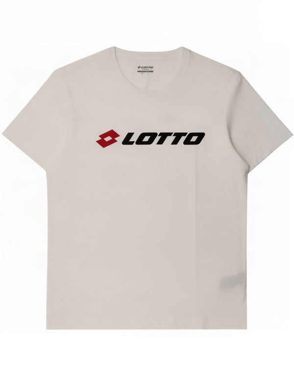 Lotto Мужская футболка с рисунком Life's Top Большой белый хлопок