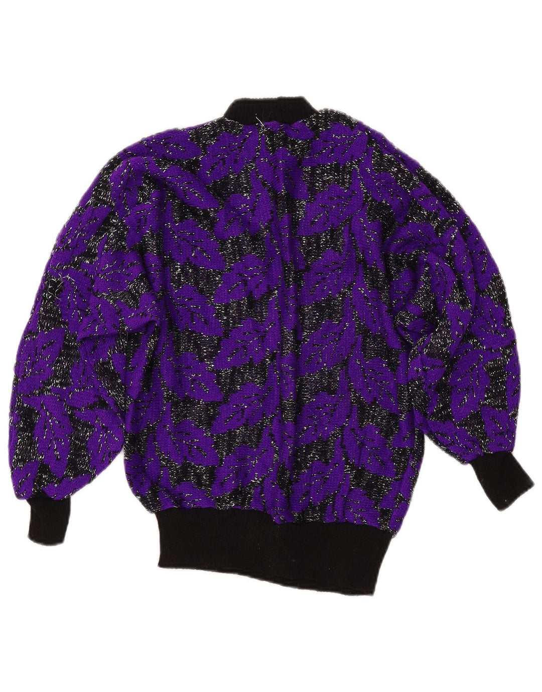 ВИНТАЖНЫЙ женский джемпер с высоким воротником, Великобритания, 8 маленьких фиолетовых цветных блоков