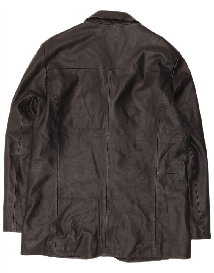 LLD Мужская кожаная куртка UK 38 Средняя черная кожа