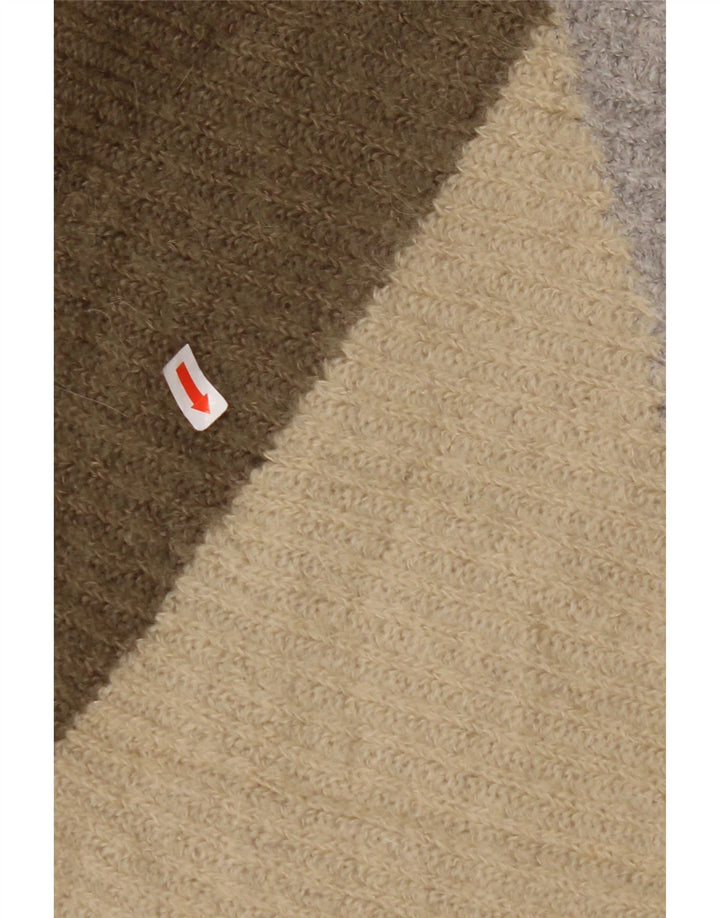 Женский джемпер с вырезом «лодочка» BENETTON UK 14, средний разноцветный