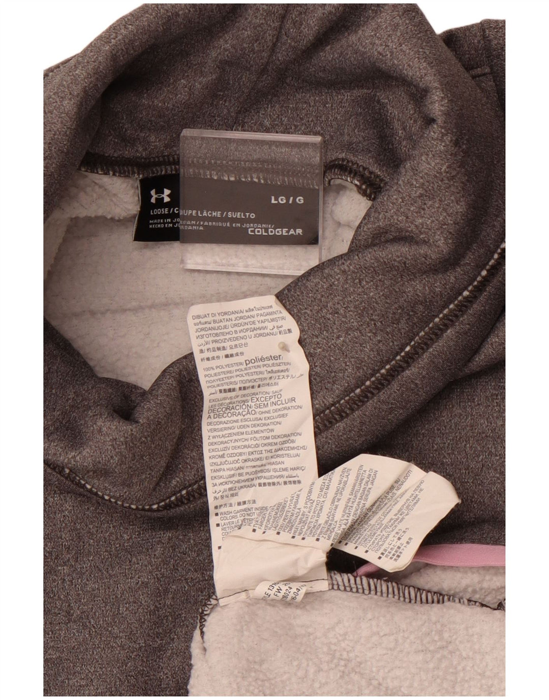 Женский джемпер с рисунком Cold Gear UK 16, большой серый UNDER ARMOR