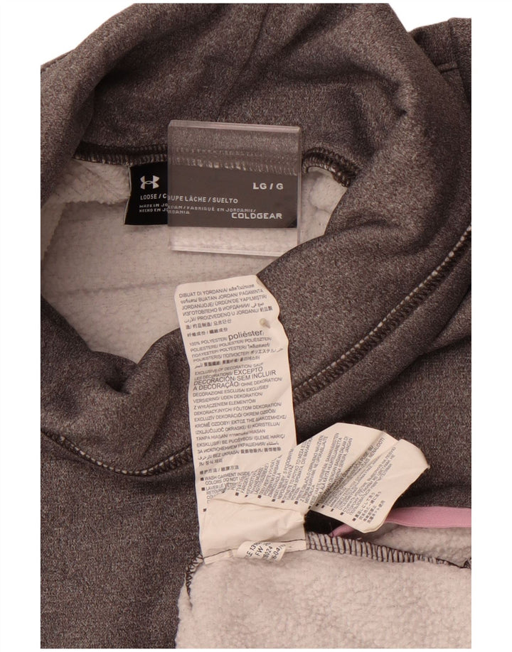 Женский джемпер с рисунком Cold Gear UK 16, большой серый UNDER ARMOR