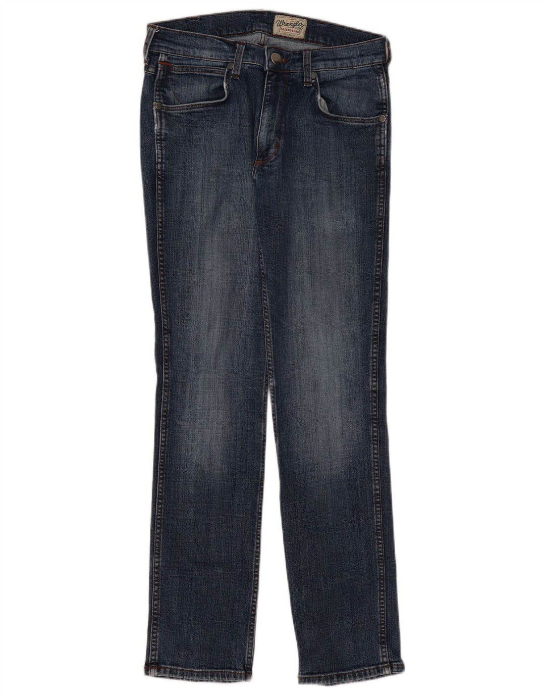Мужские джинсы WRANGLER Greensboro Slim W31 L32, синий хлопок