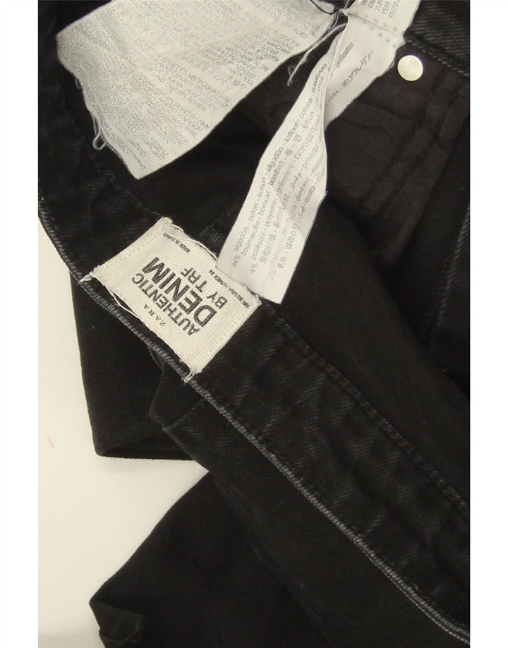 Женские узкие джинсы ZARA Trafaluc W28 L27, черный хлопок