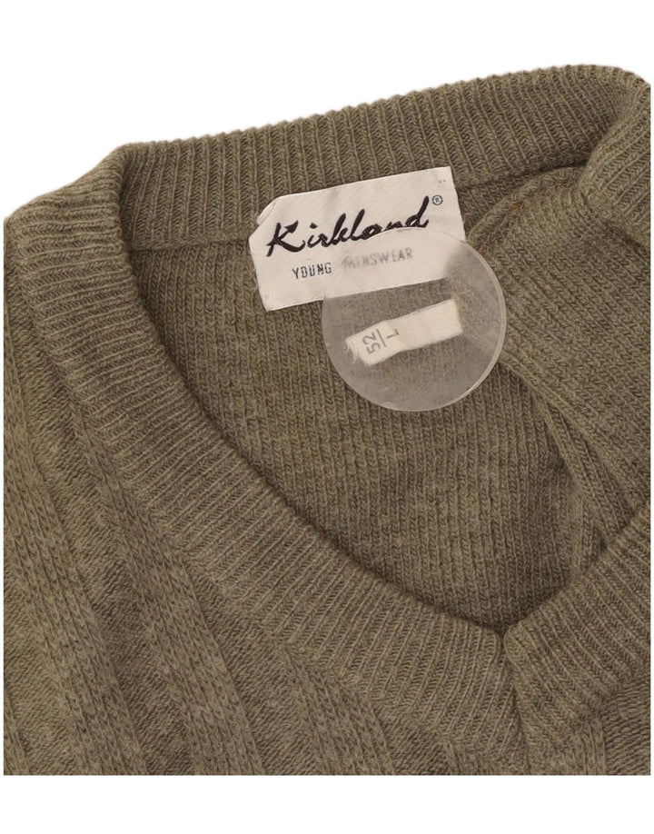 Мужская майка KIRKLAND безрукавка IT 52, цвет хаки, цветной блок, большой размер