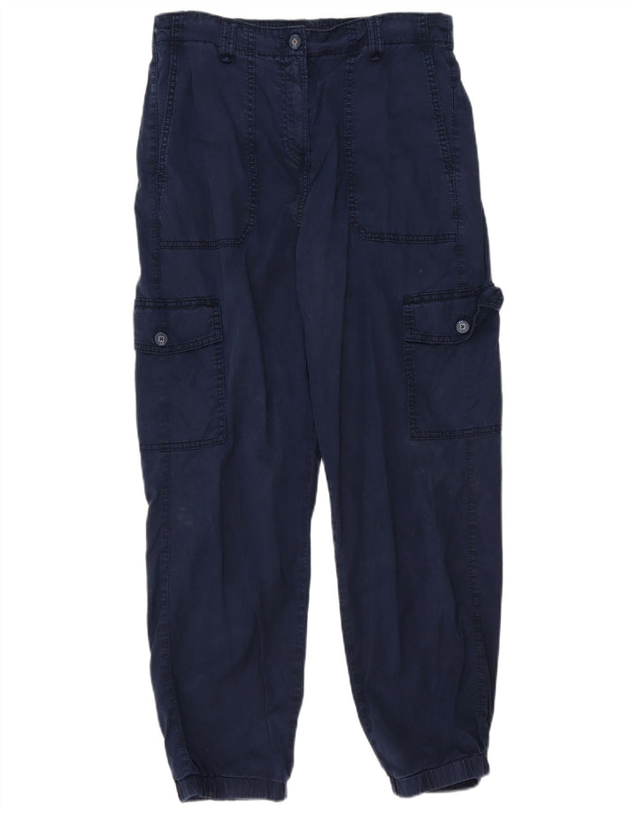 Женские брюки карго Marks & Spencer UK 12 Medium W32 L27 Темно-синие