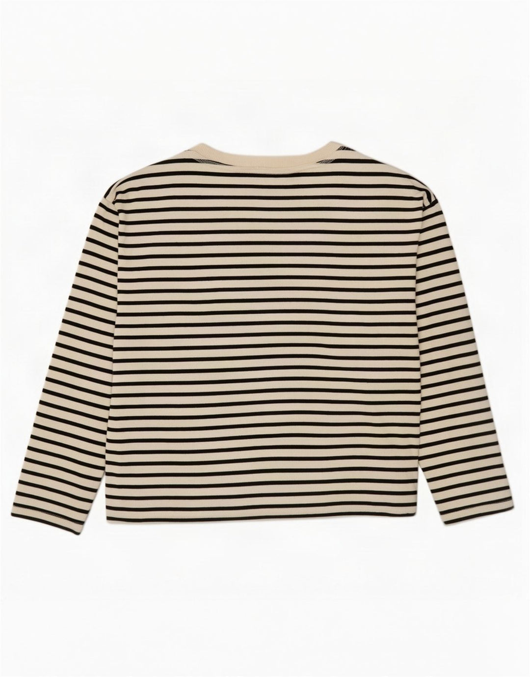 Женский топ Zara с длинным рукавом UK 18 XL в белую полоску