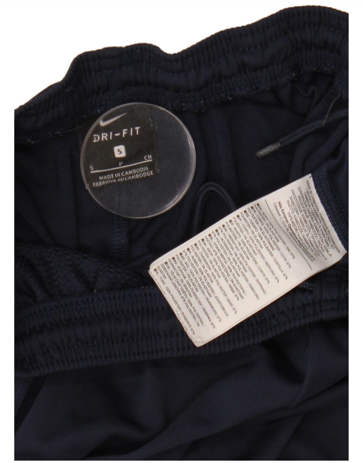 Мужские спортивные брюки Nike Dri Fit UK 10, маленькие темно-синие, полиэстер