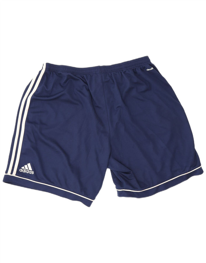 Мужские спортивные шорты Adidas Climalite 2XL темно-синие из полиэстера