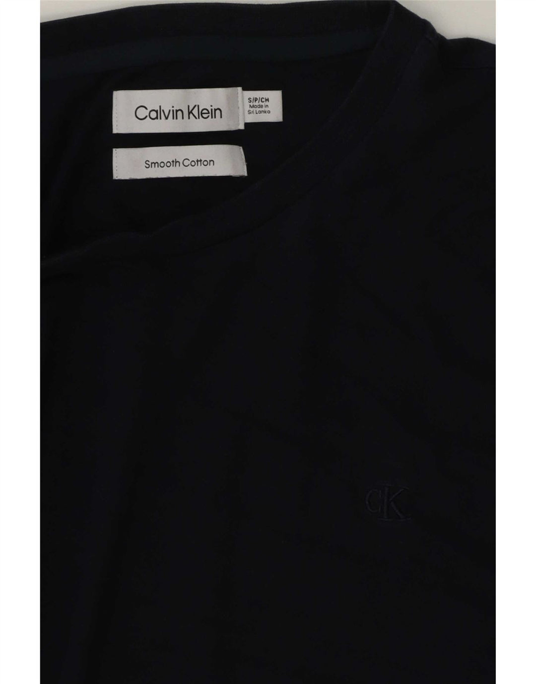 Мужская футболка Calvin Klein, маленький темно-синий хлопок