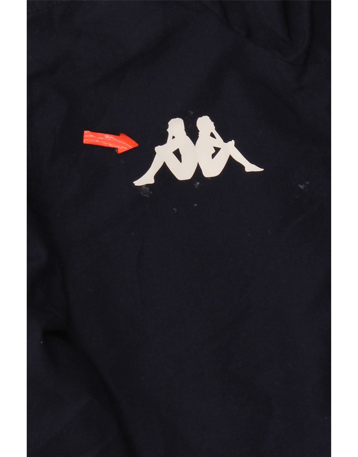 Ветровка Kappa для мальчиков с графическим рисунком, 11–12 лет, темно-синий полиэстер