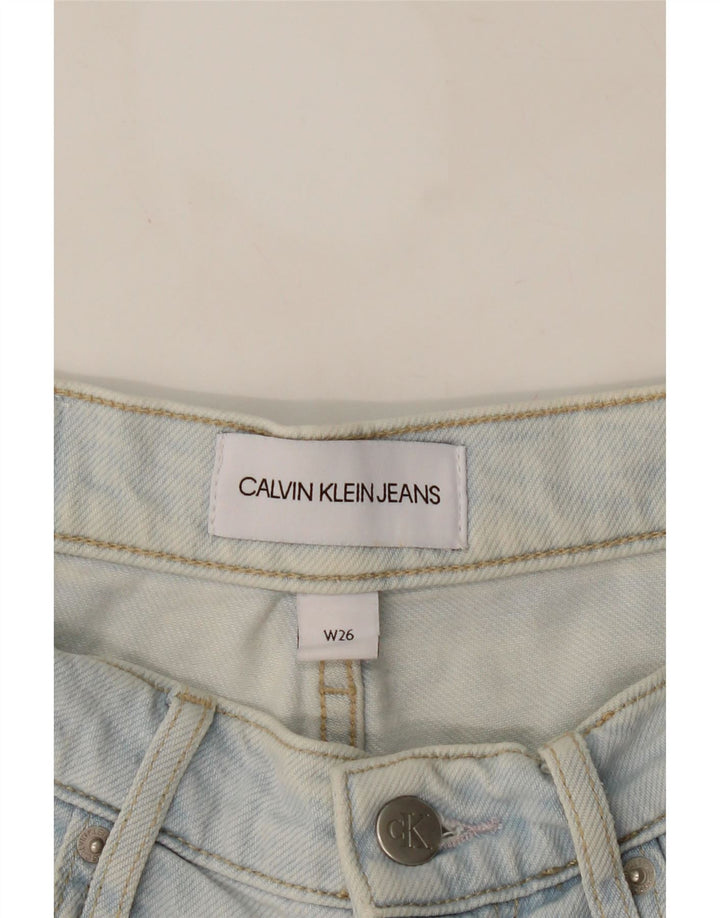 Женские джинсовые шорты CALVIN KLEIN W26, маленькие синие
