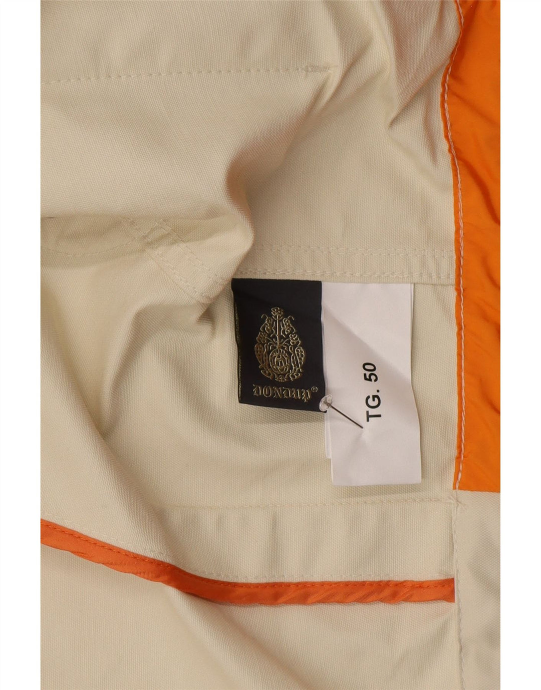 Dondup Мужская куртка с капюшоном IT 50 Large Off White Полиамид