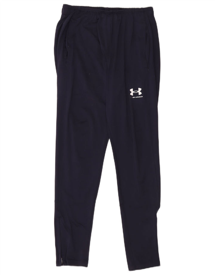 Мужские спортивные брюки Under Armour среднего размера, темно-синие, полиэстер