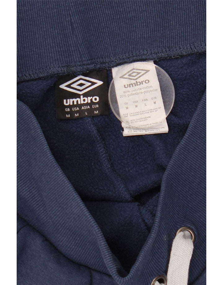 Мужские спортивные брюки Umbro, темно-синие, хлопковые, среднего размера