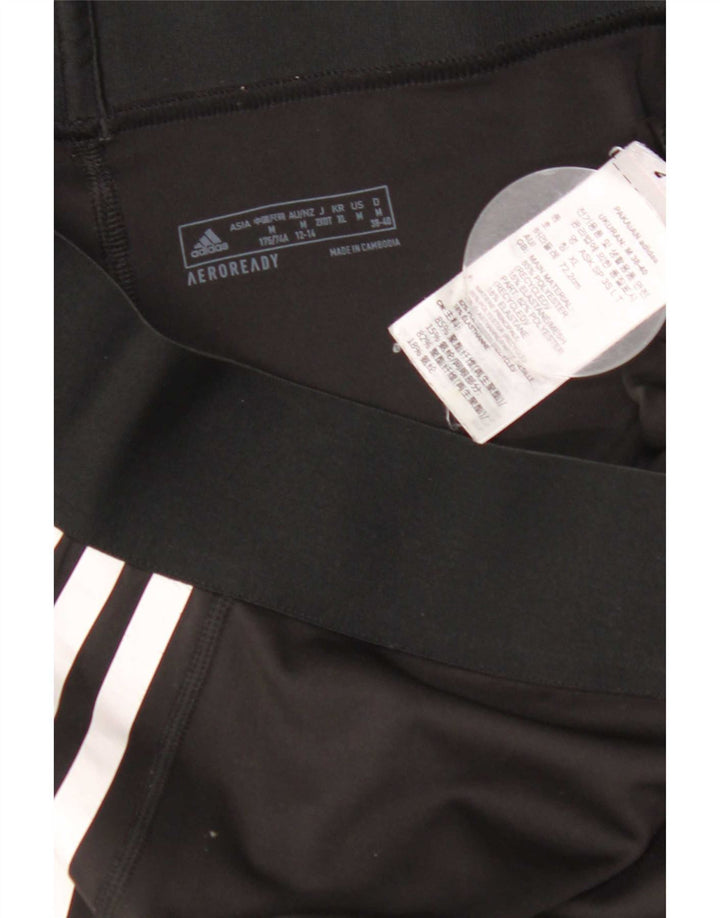 Женские леггинсы Adidas Aeroready UK 12/14, средний черный полиэстер
