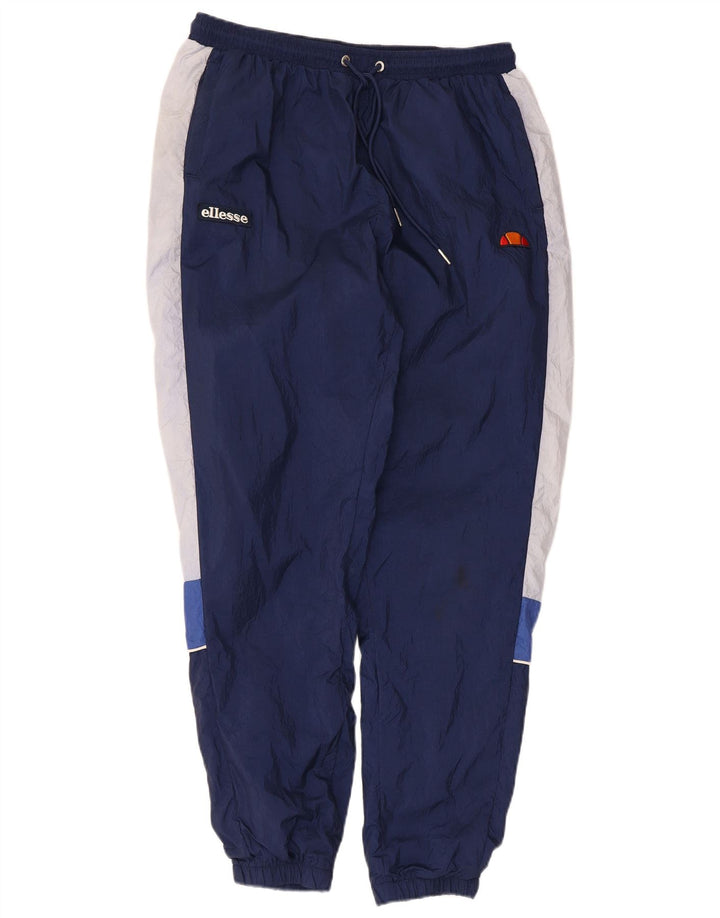 Мужские спортивные брюки Ellesse, джоггеры, средние, темно-синие, цветные блоки