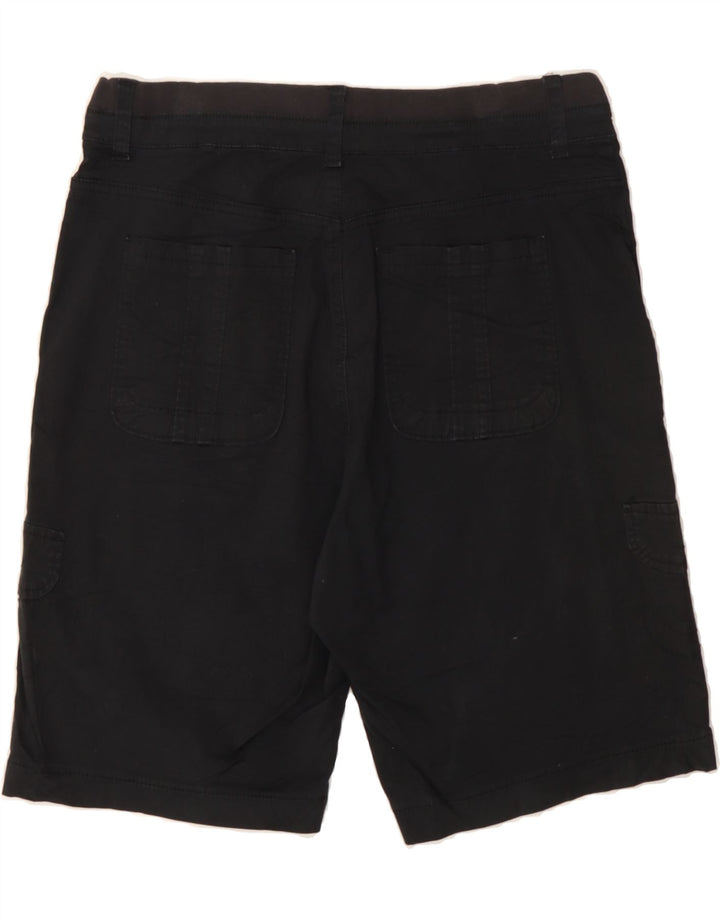 LEE Womens Relaxed Fit Cargo Shorts US 10 Large W32  Black Cotton Vintage Lee and Second-Hand Lee from Messina Hembry 