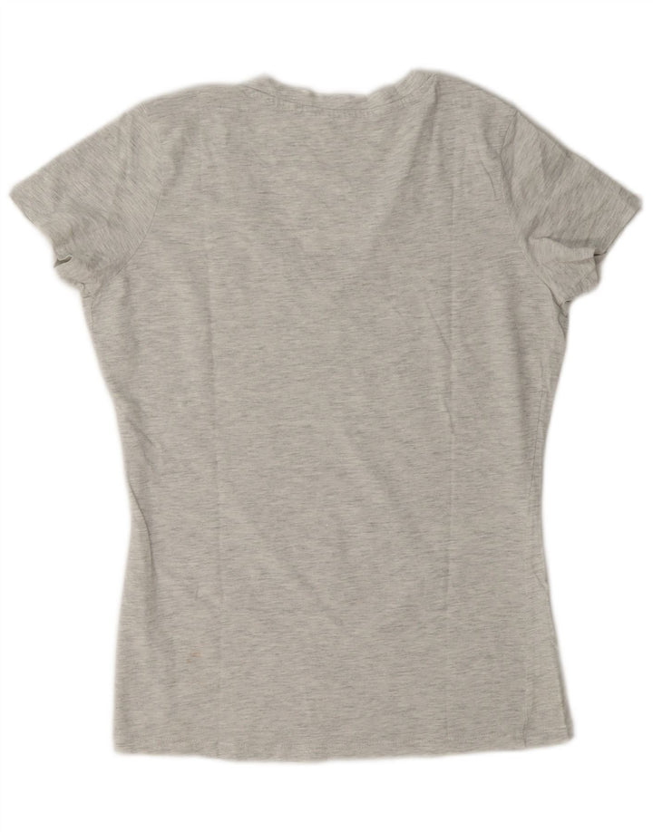 Женская футболка Guess с рисунком Top UK 14, средний серый в крапинку
