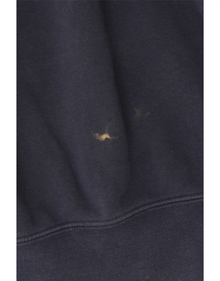 Женский свитер оверсайз с рисунком NIKE UK 16, большой темно-синий