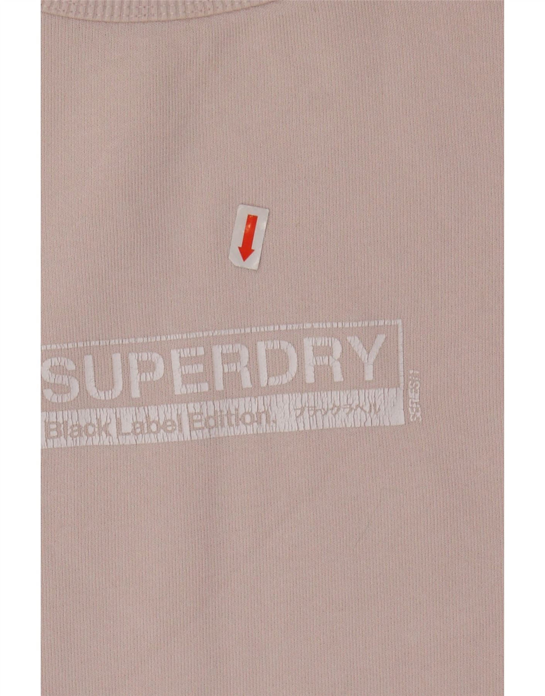 SUPERDRY Mens Loose Fit Graphic Sweatshirt Jumper Small Pink