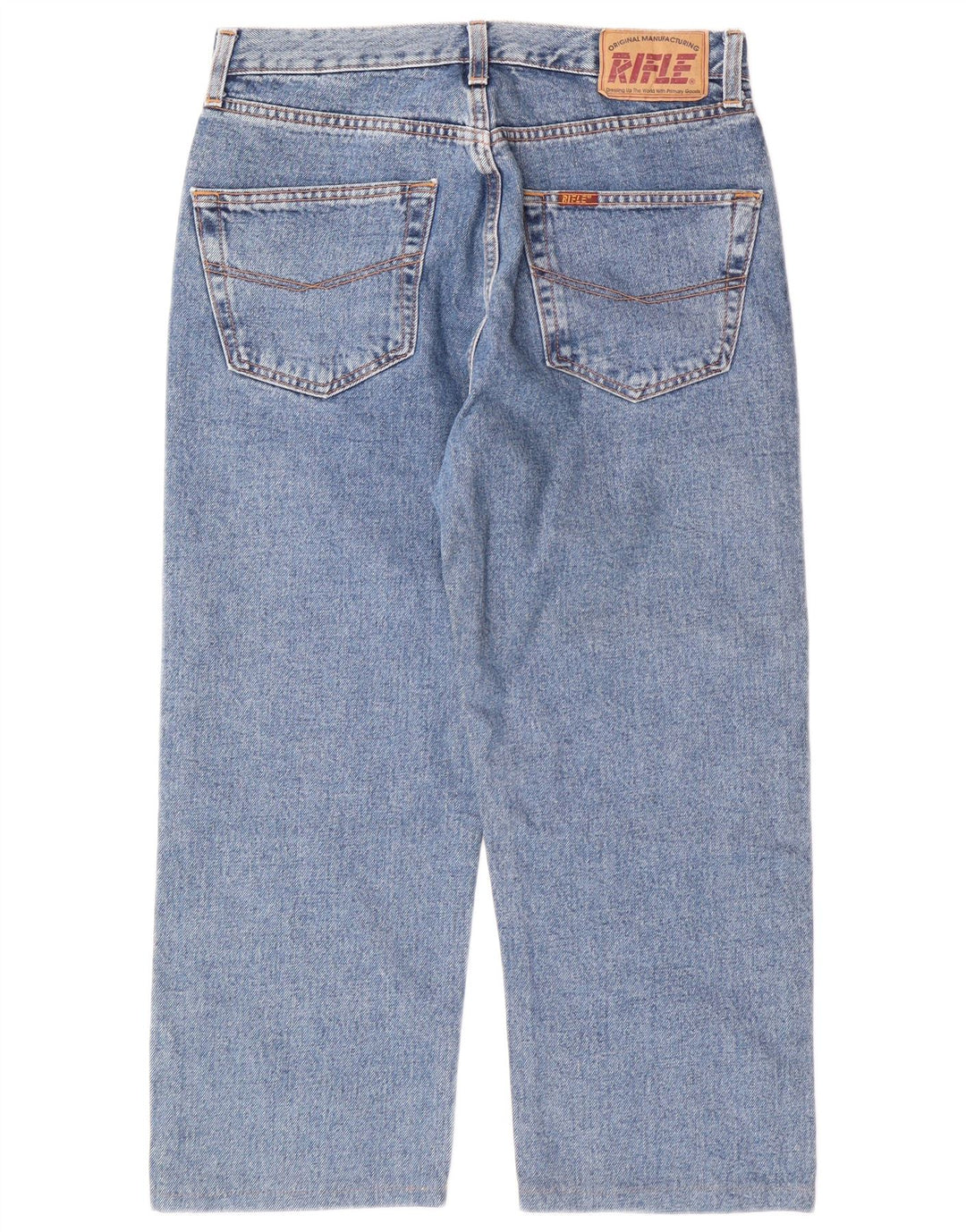 Мужские джинсы-капри RIFLE W32 L22, синие, хлопок
