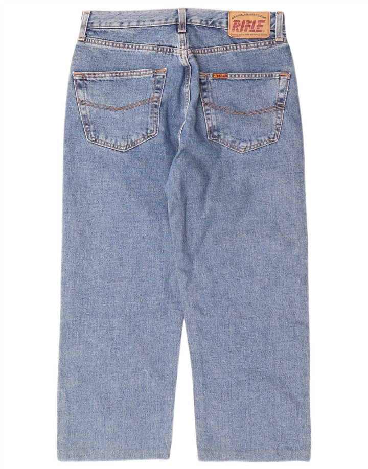 Мужские джинсы-капри RIFLE W32 L22, синие, хлопок